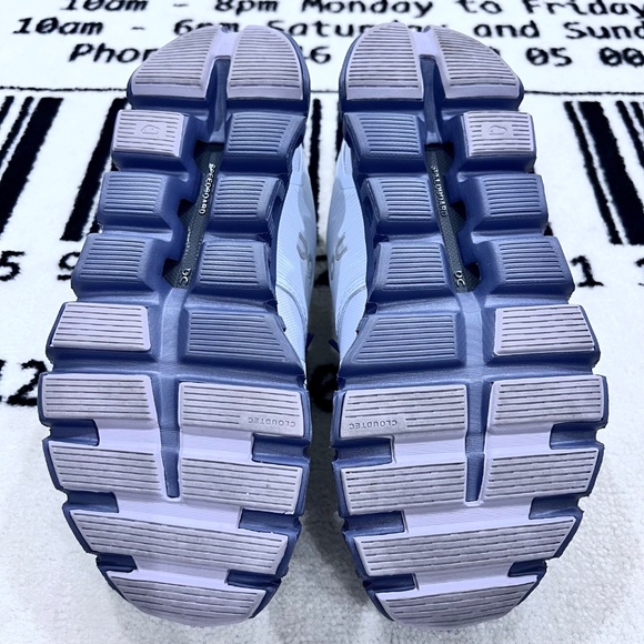 On Cloud 6 Waterproof Women Running Shoes - Heather Metal - Picture 8 of 11